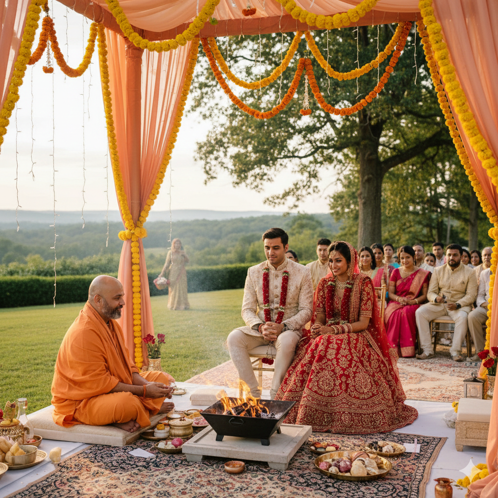 Hindu Wedding Priest in North Carolina – Traditional Indian Marriage Rituals